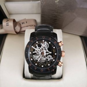 Relógio Bvlgari New Skeleton Black