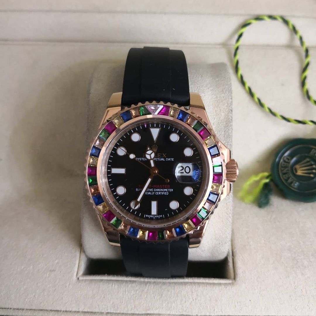 yachtmaster bicolor rose