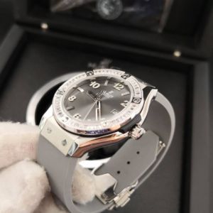 Relógio Hublot – Big Bang Cinza Cravejado