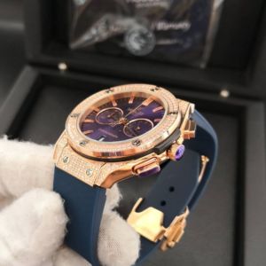 Relógio Hublot – Big Bang Azul Cravejado