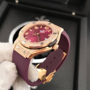 Relógio Hublot – Big Bang Roxo Cravejado