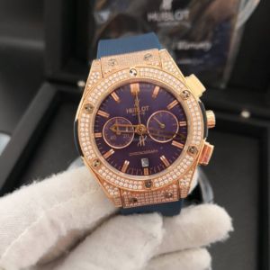 Relógio Hublot – Big Bang Azul Cravejado