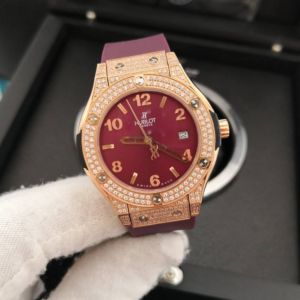 Relógio Hublot – Big Bang Roxo Cravejado