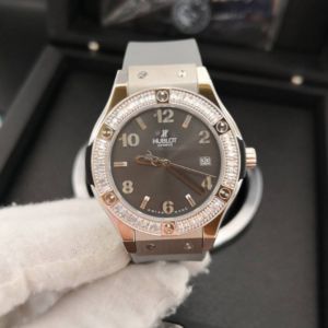 Relógio Hublot – Big Bang Cinza Cravejado